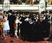 Edouard Manet Un bal a l'Opera oil painting reproduction